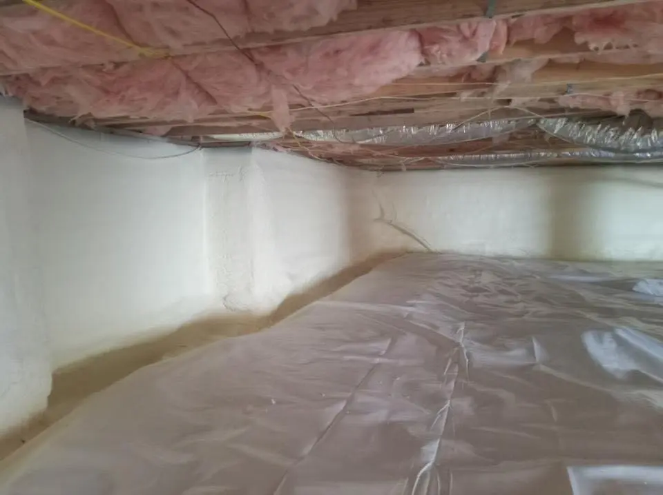 Crawl space encapsulation with closed-cell spray foam for Attic Insulation in Decatur
